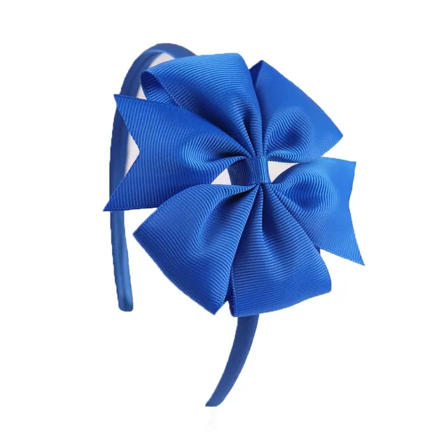 Oaoleer Hair Accessories 4'' Bow Hairband for Girls Handmade Solid Ribbon Headbands with Satin Hoops Kids' Daily Life Headwear 30