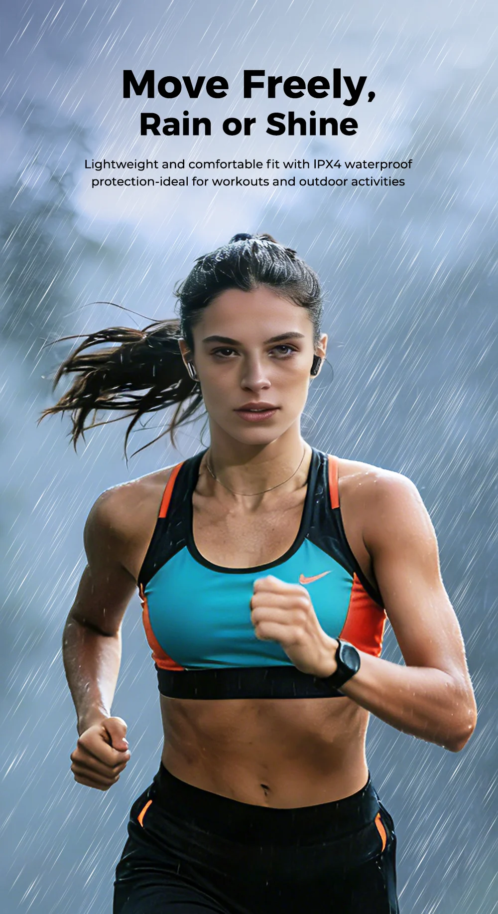 Htc Ne68 Wireless Bluetooth Earphones With Enc And Led Display_voghion.com