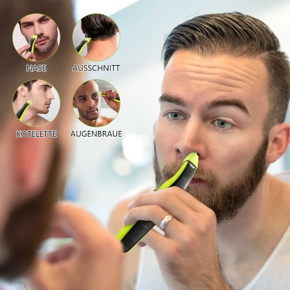 Nose Hair Trimmer Portable Replacement Blades Heads 360 Degree Dual Edge Blades Accessories One Blade for Philips