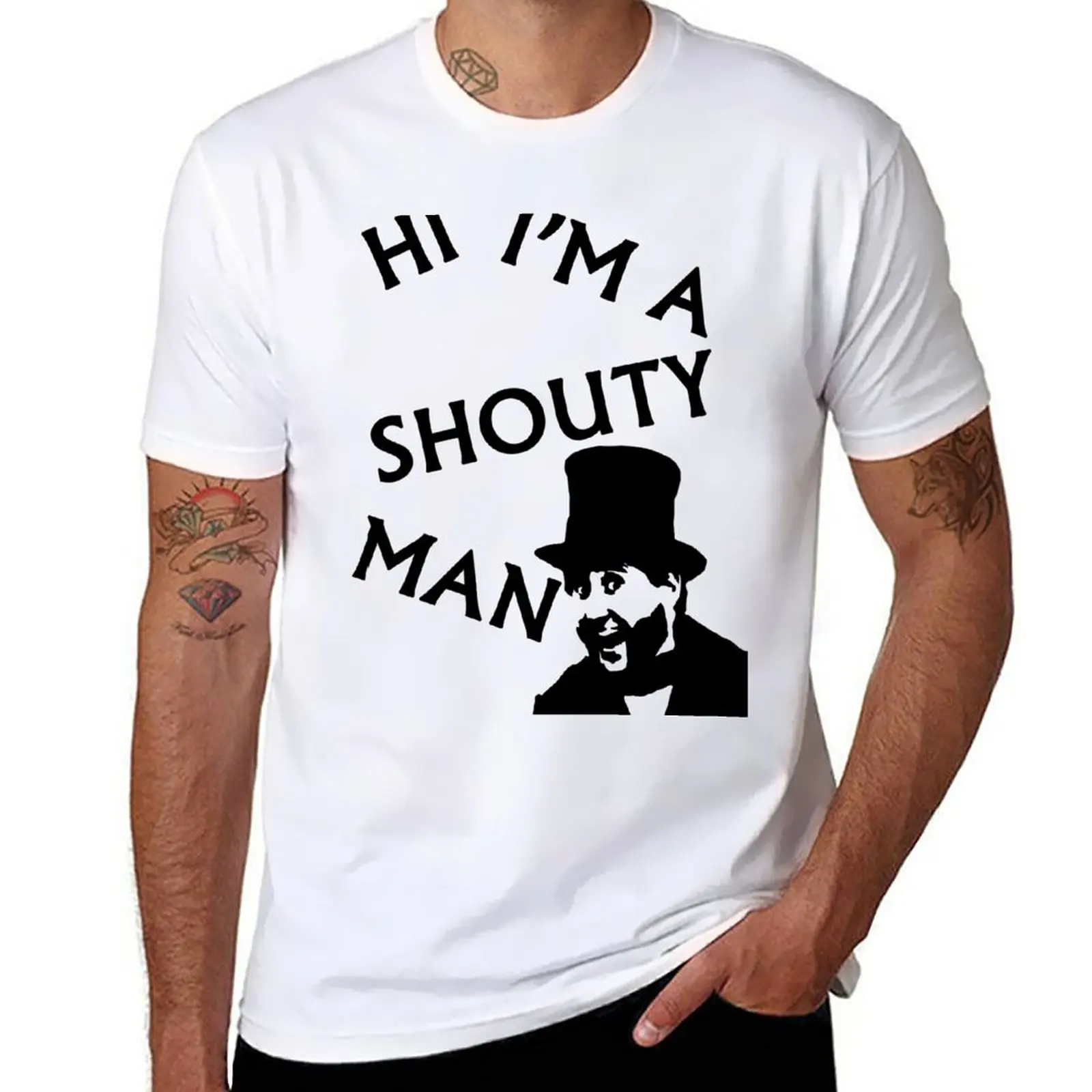 

Новая мужская футболка Shouty с принтом животных, рубашки для мальчиков, графические футболки, футболки для мужчин