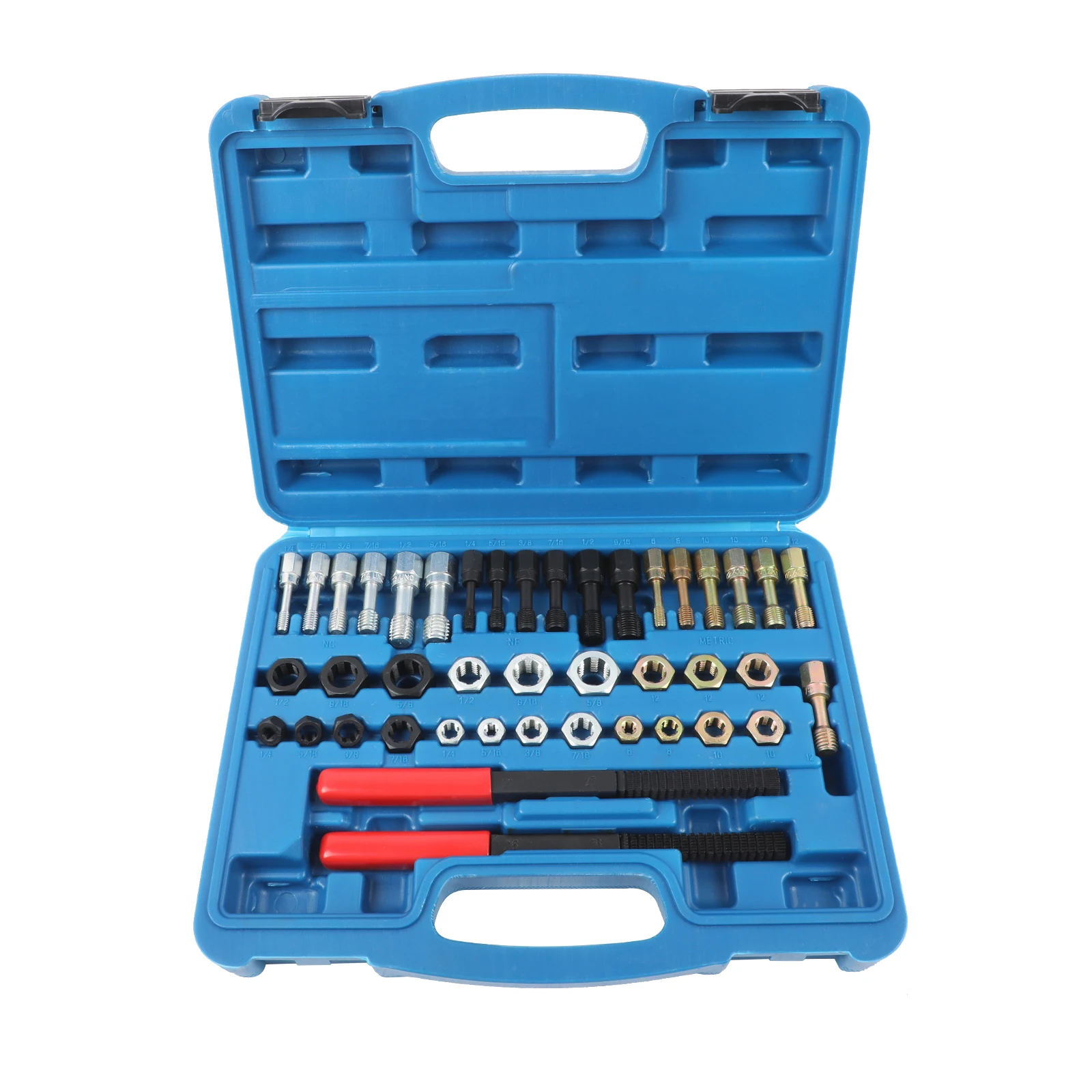 42pcs Portable Rethread Reapir Tools Kit Damaged nut screw repair set