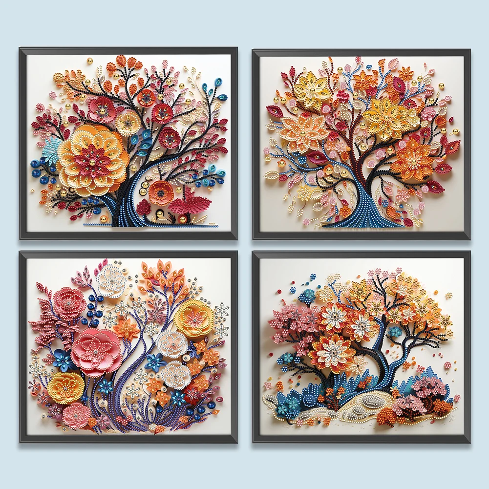 5D DIY Partial Special Shaped Drill Diamond Painting Tree of Life Diffuser Kit