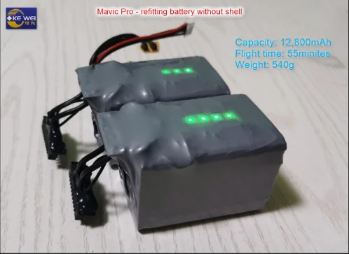 Batterie drone 7700mAh/12800mAh pour DJI Mavic Pro - Longue autonomie