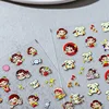 PEKO Chan Nail Stickers Cute Cartoon Nail Art Candy Happy Relief 5D Nail Accessories Star Dog Manicure Nail Supplies Nail Tips 2