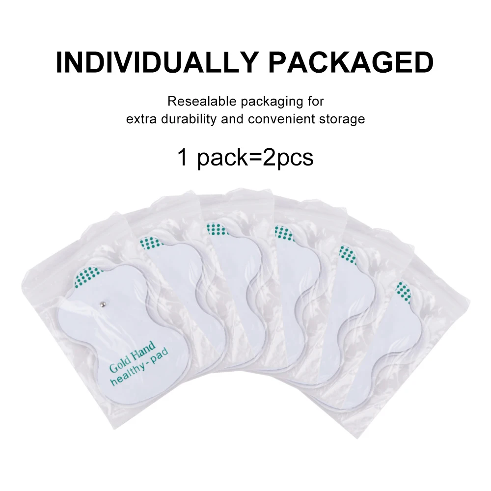50/30 self adhesive replacement tens electrode pads square muscle stimulator electric digital machine massager sticker muscle stimulator electrode pads