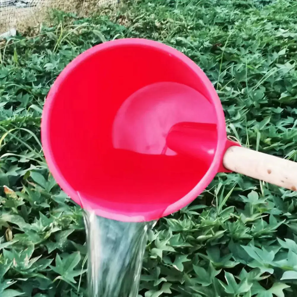 튼튼한 플라스틱 정원 물뿌리개 꽃 식물 비료 분배용 야외 청소용 인체공학적 그립 다용도