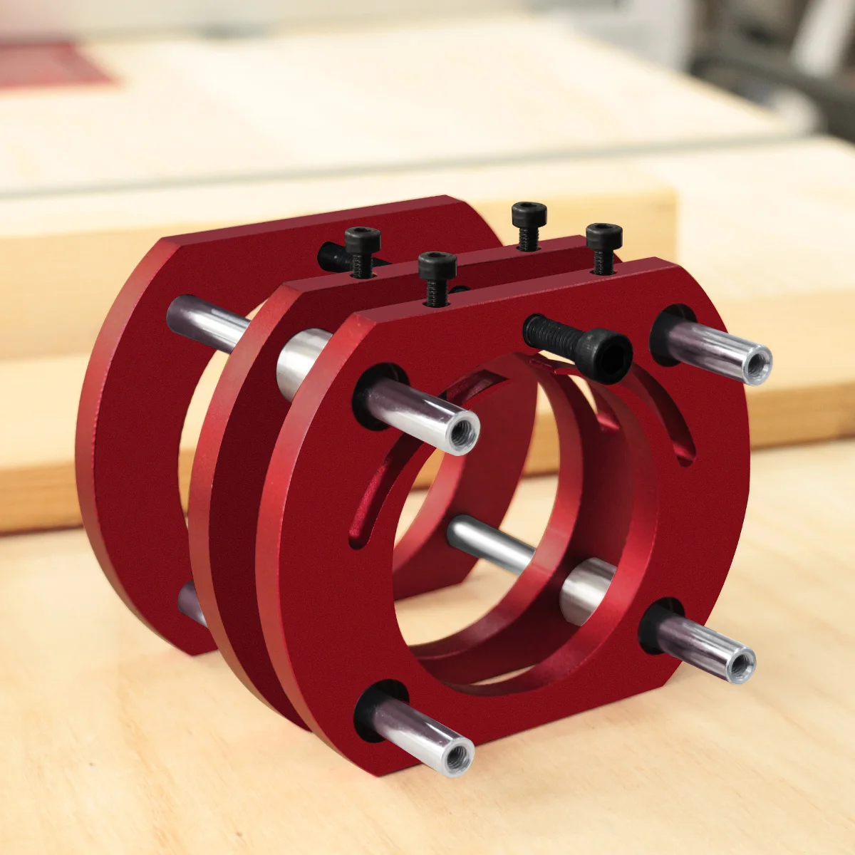 Adjustable Router Lift for Woodworking Benches - Precision DIY Tool with Insert Plate Lift Base