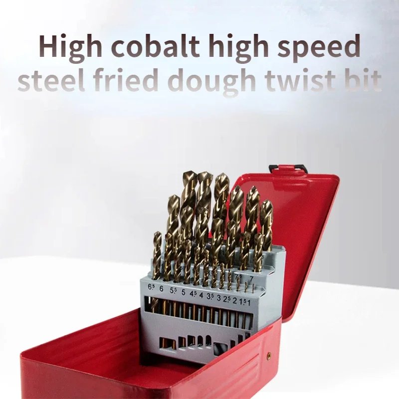 High cobalt high drill steel drill iron super hard stainless steel swivel cobalt containing fried dough twist set