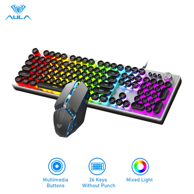 Ensemble Clavier Et Souris Sans Fil, 104 Touches, 2.4g, Bluetooth, Pour Pc  Gamer, Windows, Ipad, Ordinateur Portable - Clavier Souris Combos -  AliExpress