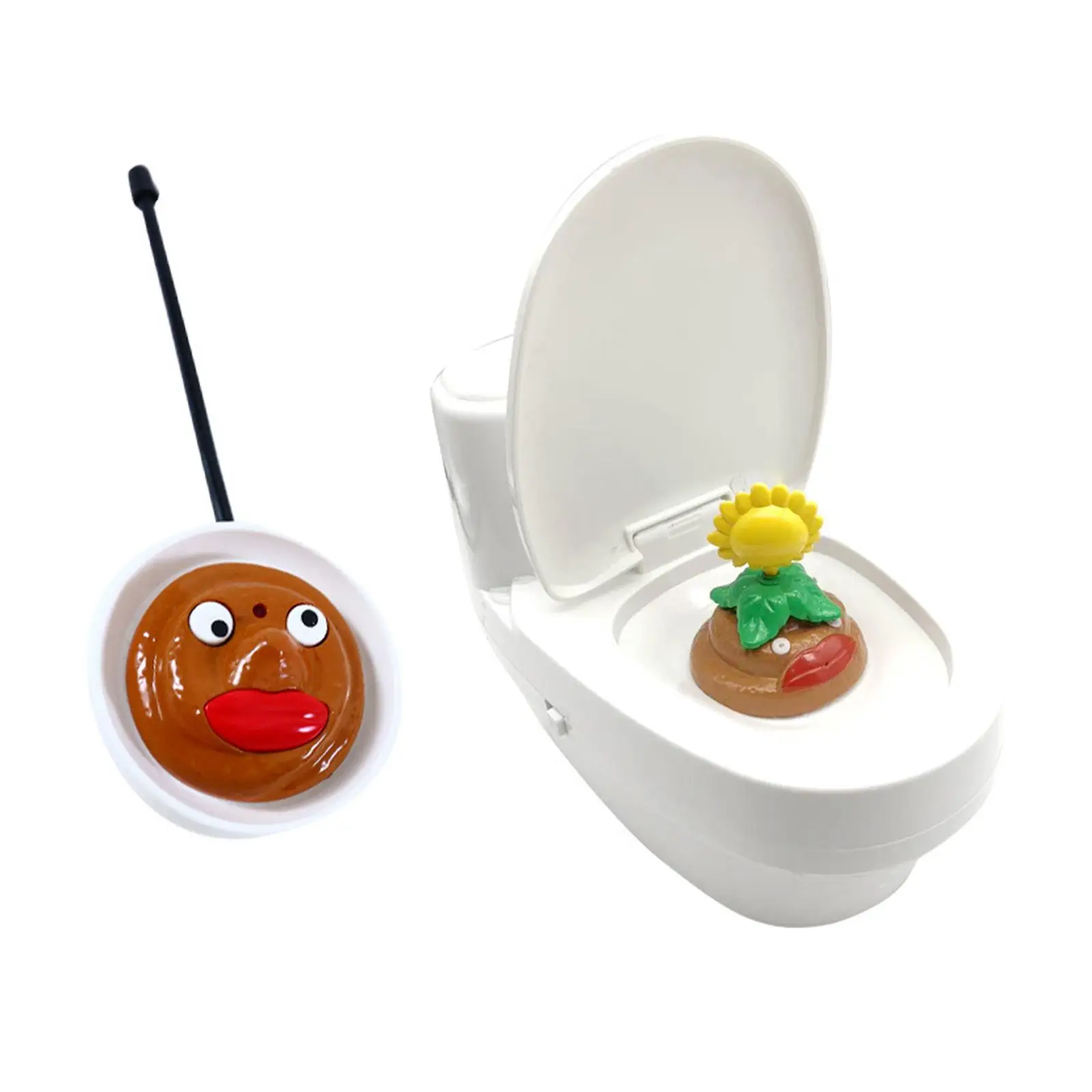

Remote Control Toilet Toy Creative Interactive Novelty Water Squirt Toilet for Tricky Scary Party Costume Parties Carnivals