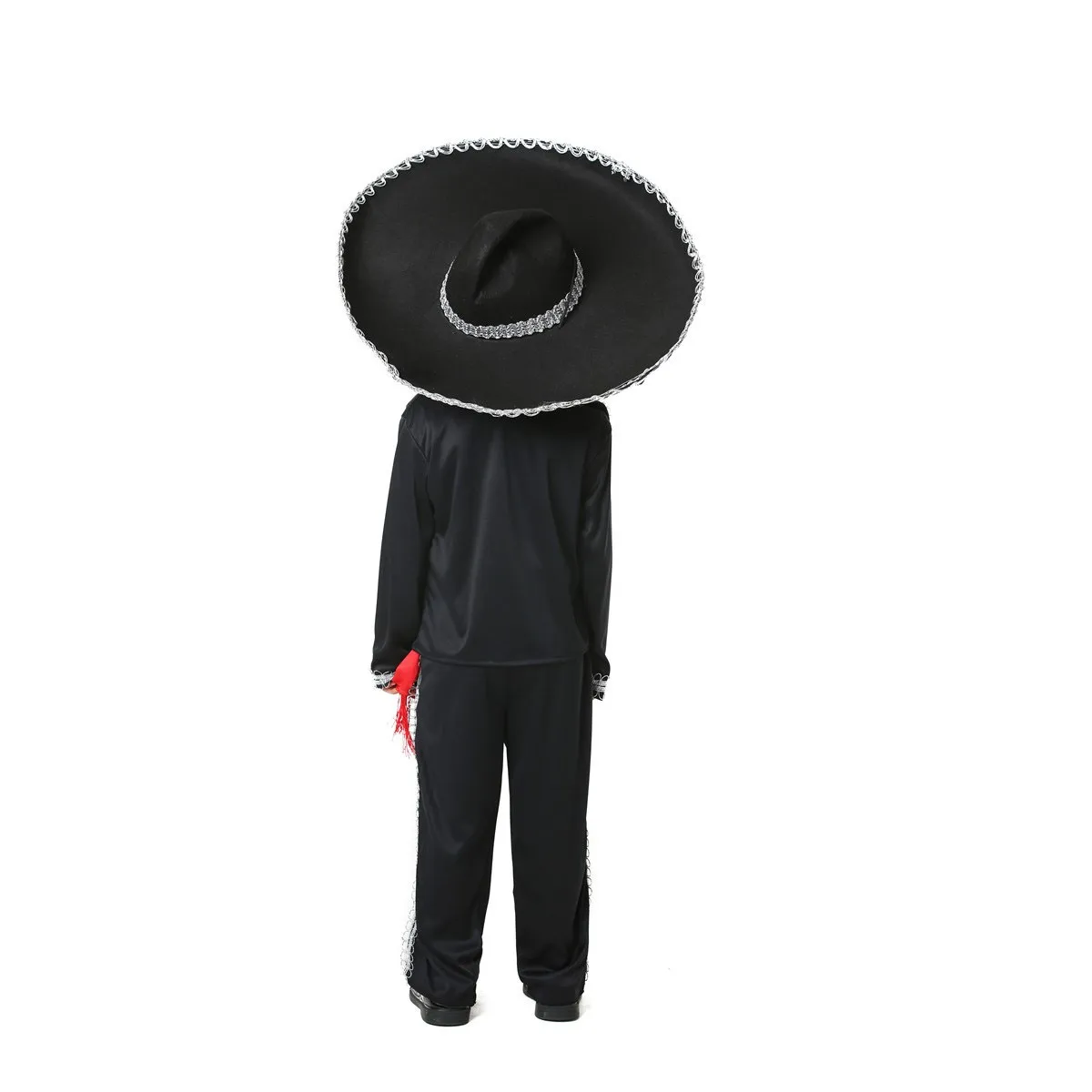 Kids Cosplay Costume Children Dance Costume Boy Mexican Costume Traditional Mariachi Amigo Dance Cosplay Costumes Halloween Outfit Bowtie Belt Suit Outfit Kids