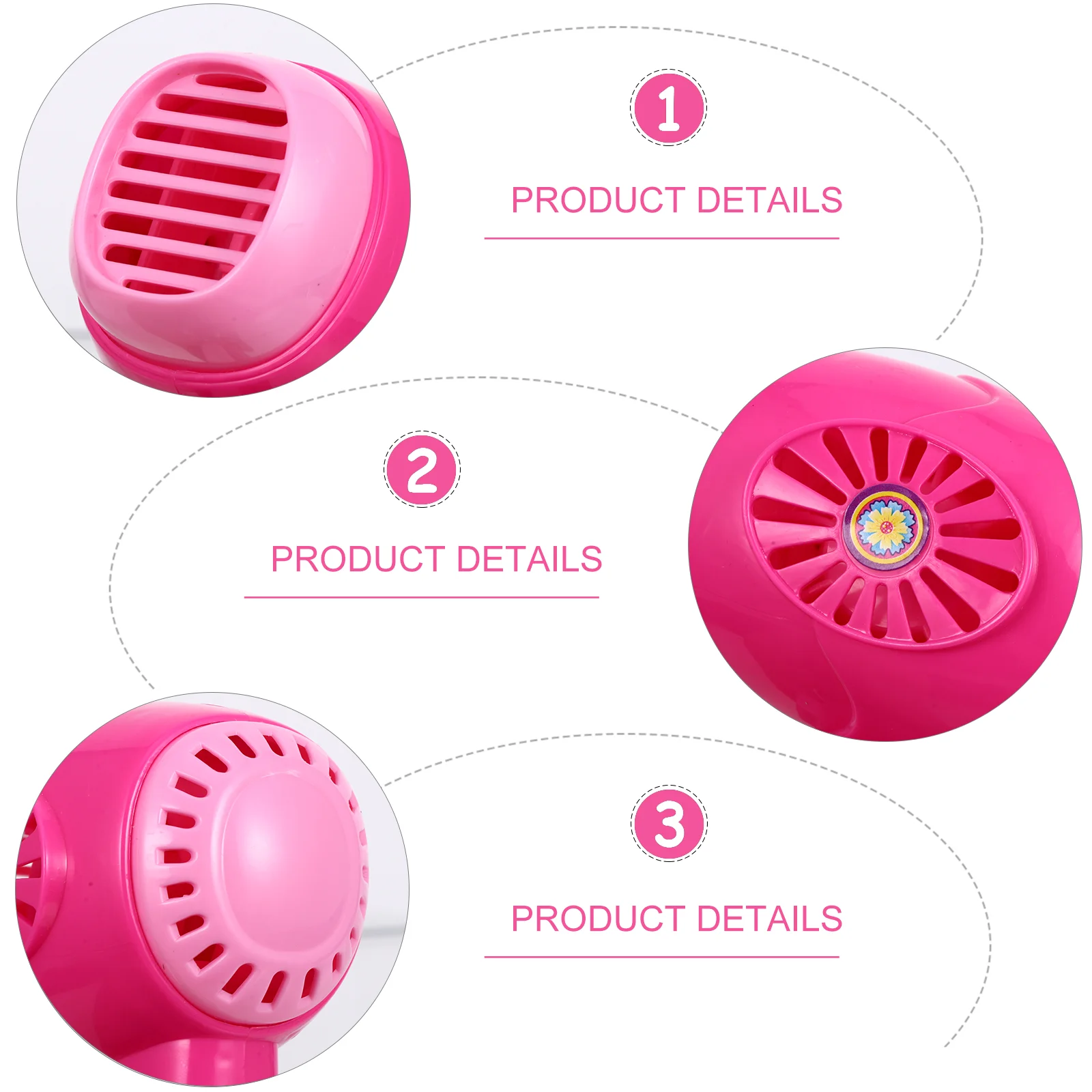 Hair Dryer Simulation Toys Dollhouse Decoration Mini Prop Washing Machine Electric Model Pink Pretend Play Child