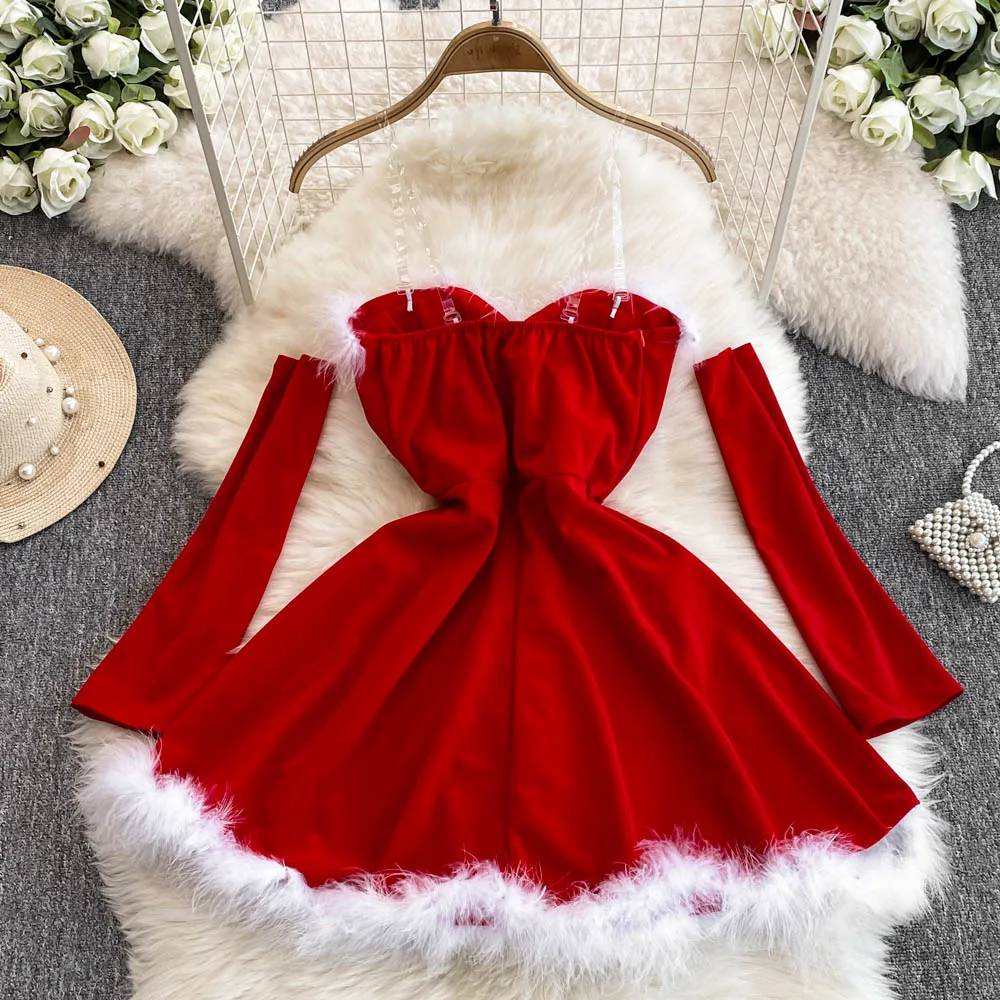 chinese dress ladies Ivy Red Smocked Dress