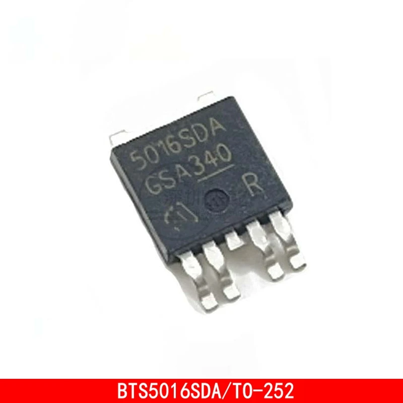 1-5PCS BTS5016SDA TO252-5 Intelligent power switch driver chip In Stock 1pcs new original authentic mjd32ct4g mjd32c j32cg patch to252 sot252 power transistor