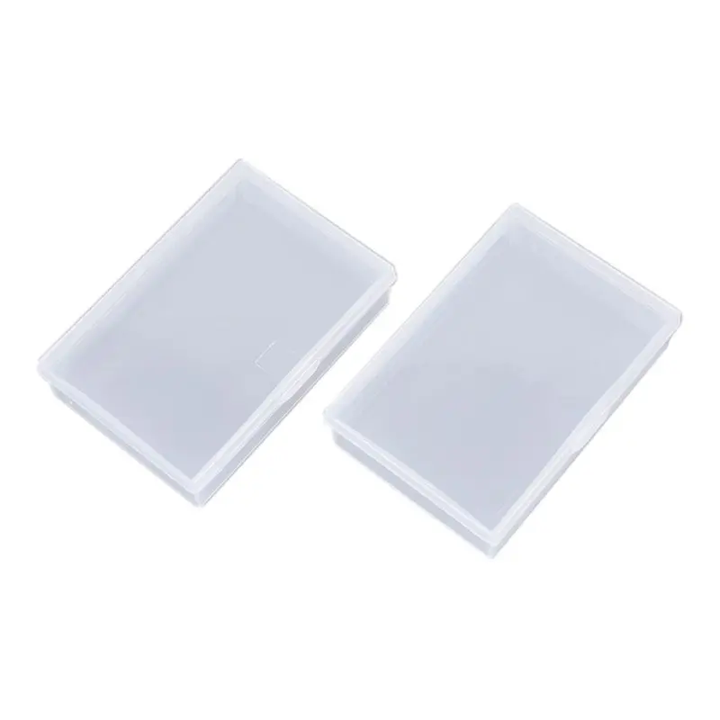 

Playing Card Deck Box Empty Transparent Plastic Gaming Card Box Playing Card Container PP Storage for Case Packing