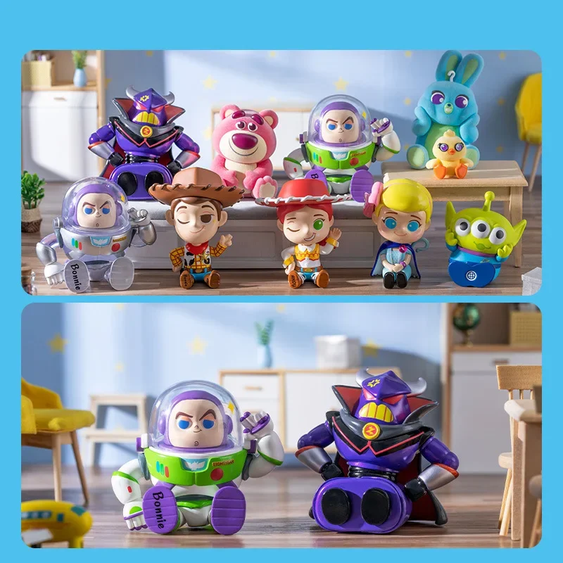 Disney Toy Story Blind Box Woody Buzz Lightyear Cartoon Anime Figure Collect Doll Toy Lucky Mystery Box Kid Girl Birthday Gift
