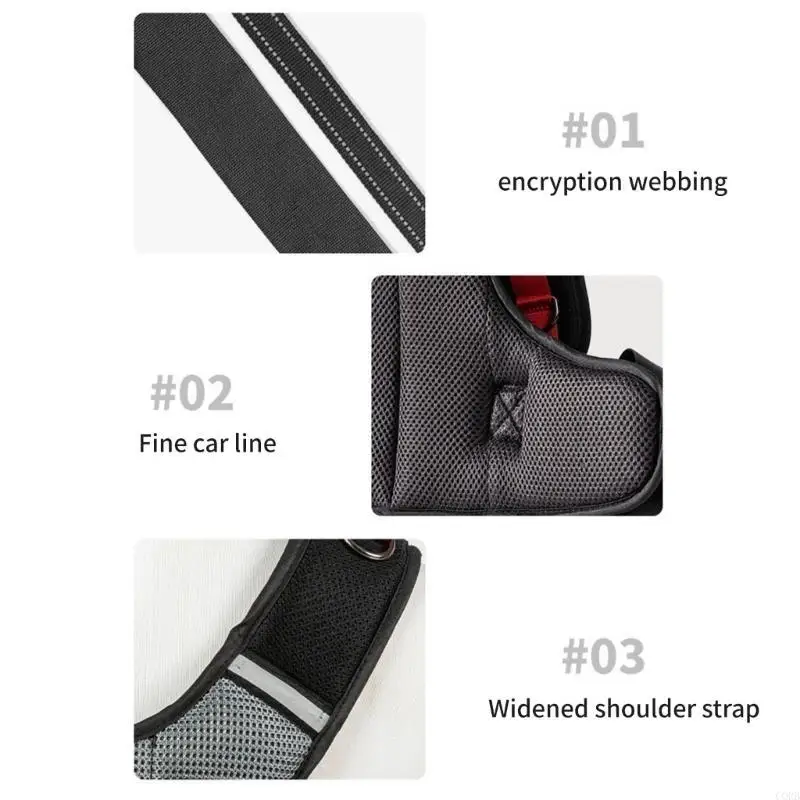 어린이 자전거용 CORB 반사 사이클링 하네스 벨트로 야간 보호 기능 강화