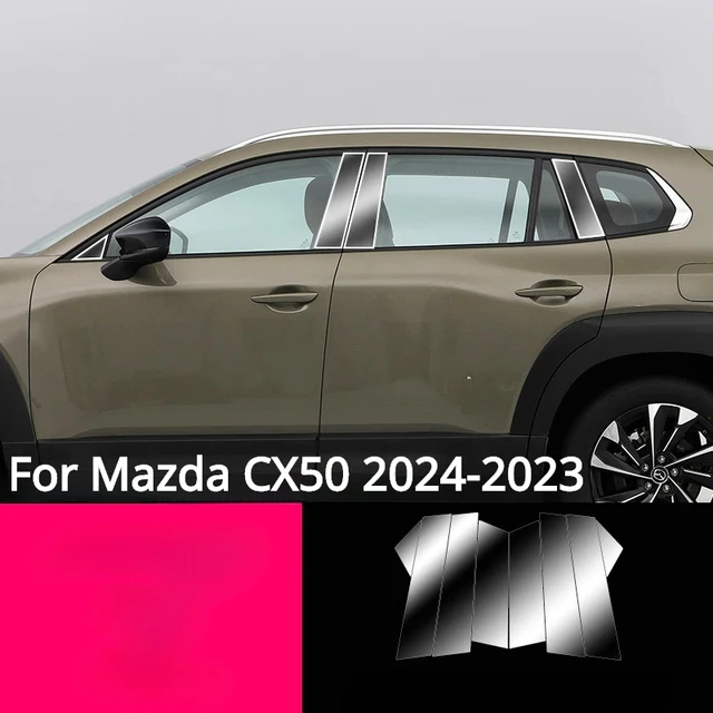 Set 8 Pezzi ANFOKAS Per Mazda 3 CX-30 CX-50 - Copricambio Rosso In Lega Alluminio