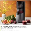 Hurom H200 Easy Clean Slow Juicer,Matte Black |Hands Free |Hopper Fits Whole Produce |Quiet Motor |Scrub Free Cleaning |BPA Free 3