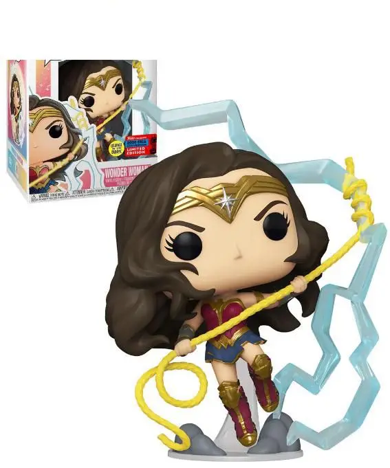 Funko Supereroe Wonder Woman Glow Edition 361 # Pvc Action Figure Da Collezione Modello Giocattoli Figura Per Regalo Di Compleanno Per Bambini
