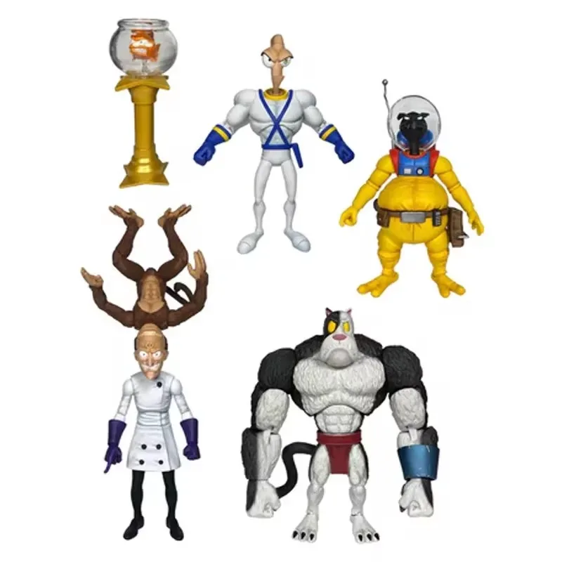 PDNA Earthworm Jim Wave 1 Psy-Crow Bob The Killer Gold Fish Snot Doll Gifts Toy Model Anime Figures Collect Ornaments