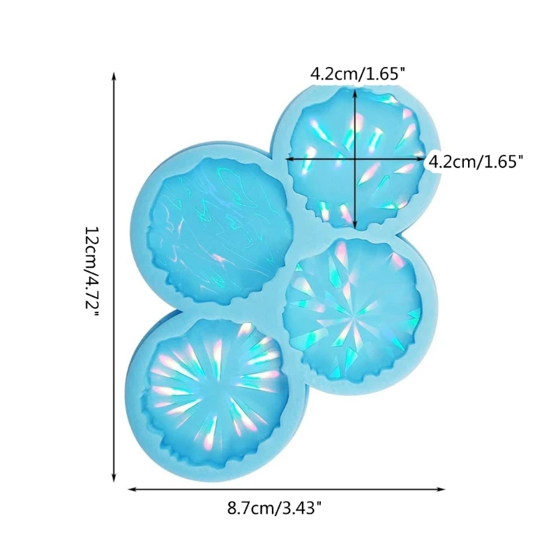 Holographic Light Shadow Silicone Molds DIY Epoxy Resin Casting Mold Mobile Phone Holder Mold Cell Phone Bracket Mould