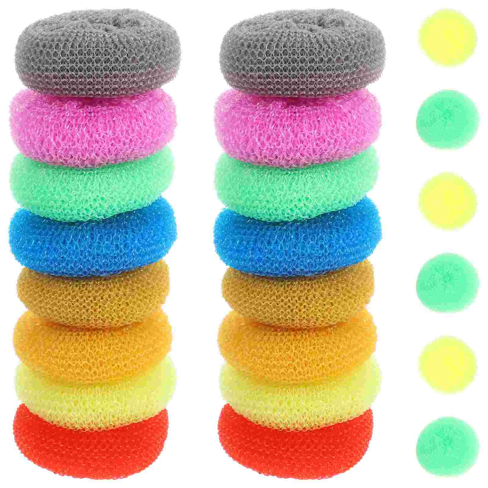 

30 Pcs Pot Cleaning Ball Wash Mat for Dishes Scrubbers Kitchen Draining Pad Pp Pads