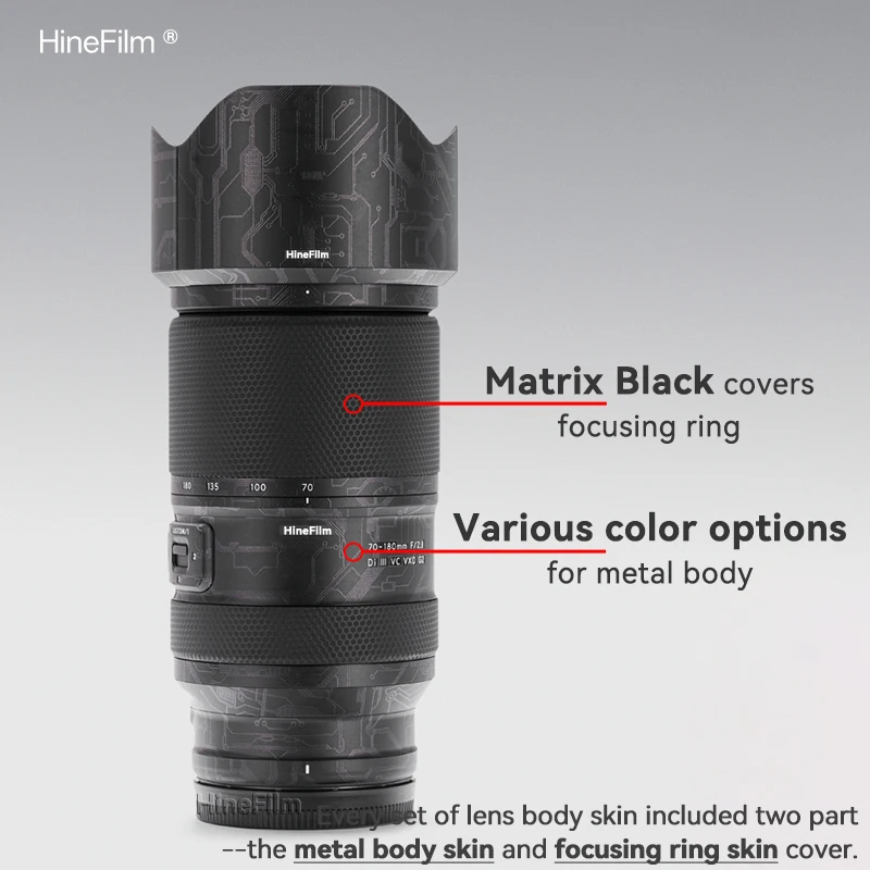 타미론 70-180mm F2.8 G2 Z 마운트 렌즈 스티커 70-180 F2.8 G2 랩 커버 70 180 렌즈 보호 스킨 70180