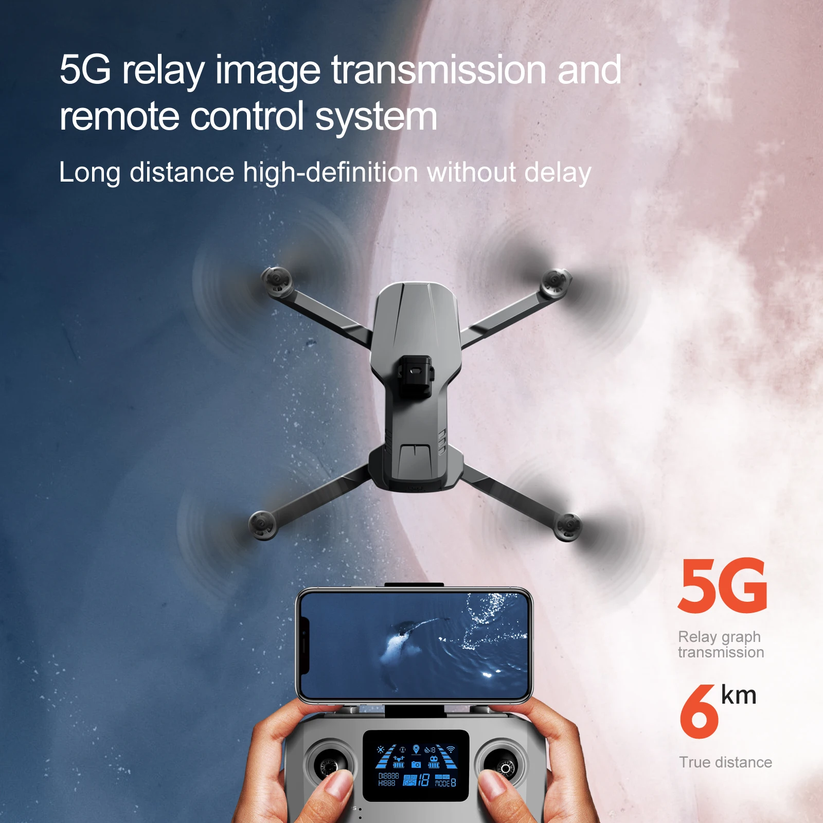 S155 Pro GPS  5G FPV GPS  귯ø , 8K HD  ī޶, 360   ֹ ȸ RC   峭, ǰ
