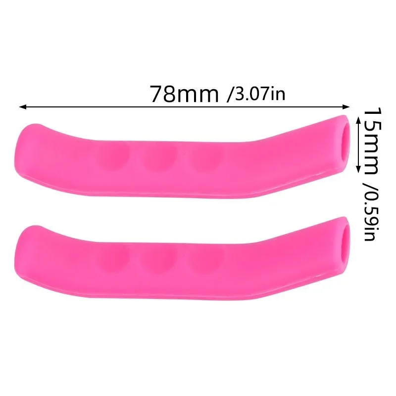 Bicycle Brake Handle Cover 1Pair Mountain Dead Flying Highway Folding Brake Handle Protective Cover Silicone bicycle brake handle cover bicycle brake handle grips bicycle brake handle