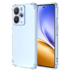 Gradient TPU Airbag Shockproof Protective Phone Case Cover for Realme 15T (Transparent)
