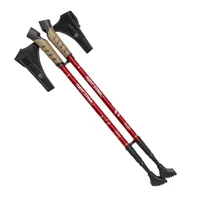 2PCS Foldable Walking Stick Trekking Pole for Hiking and Mountaineering Super Lightweight  Camping Equipment  Walking Cane 2