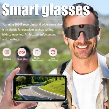Smart Camera Glasses HD 1080P Cycling Action Sunglasses 64G ROM Video Recording Glasses Suitable for Men and Women 6