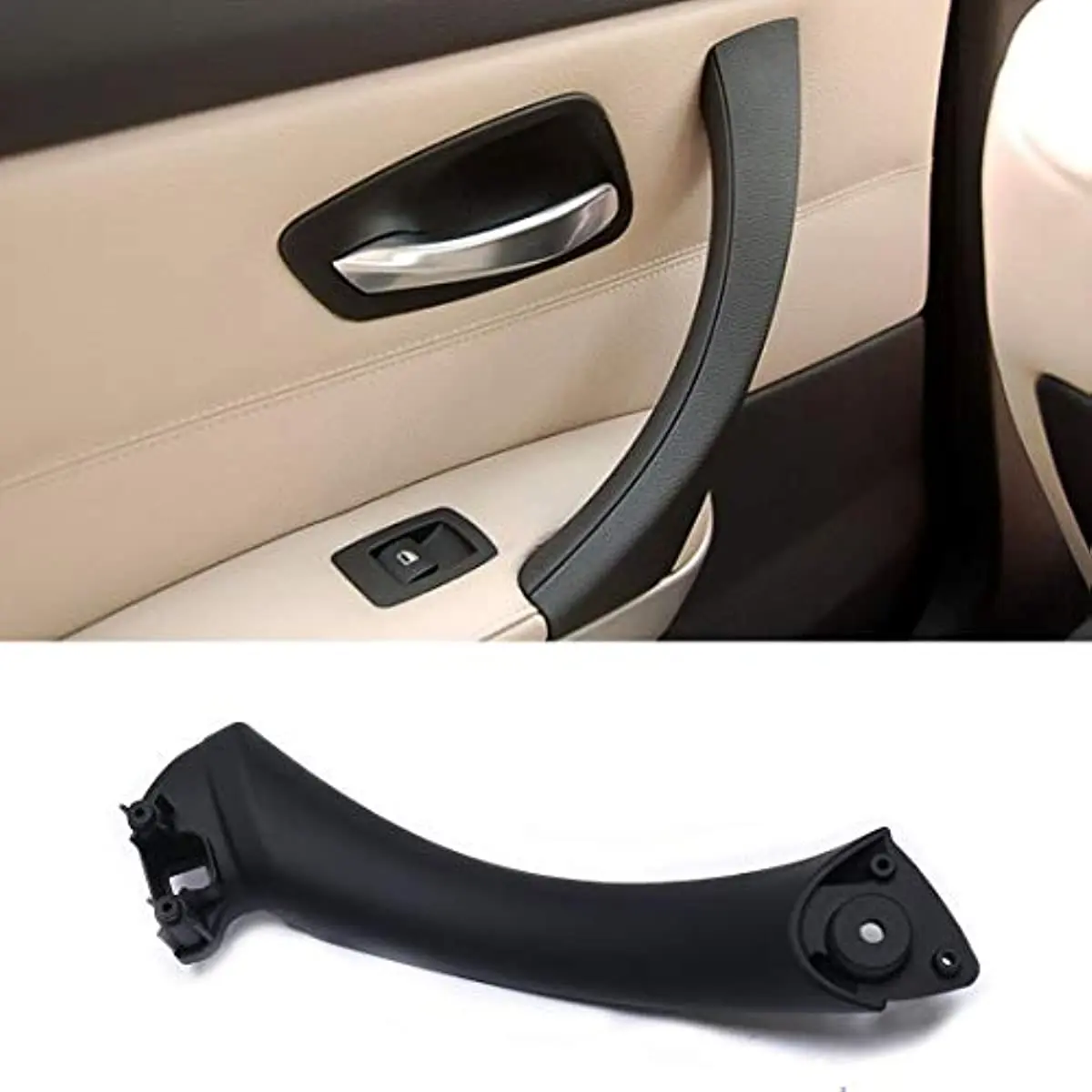 Left Side Door Pull Handle For Bmw 3 Series E90/E91, Left Rear Door Handle Inner Part Door Panel Handle 323 325 328 330 335