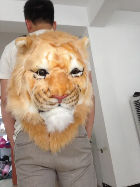 Plush Big Cat Backpack 3