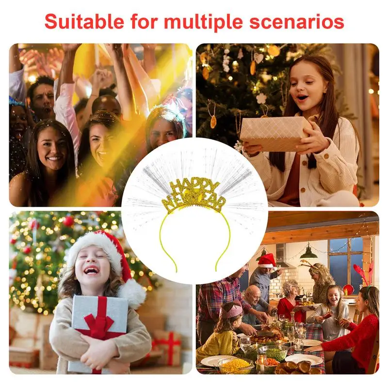 Light Up Headbands Light Up Headbands For Women Festive LED Crown Durable Headpiece For Women Girls Parties