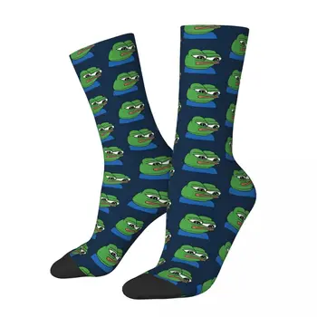 Apu Apustaja The Helper Wall Eyed Blue Pepe The Frog Kawaii Socks School Cartoon Pattern Socks