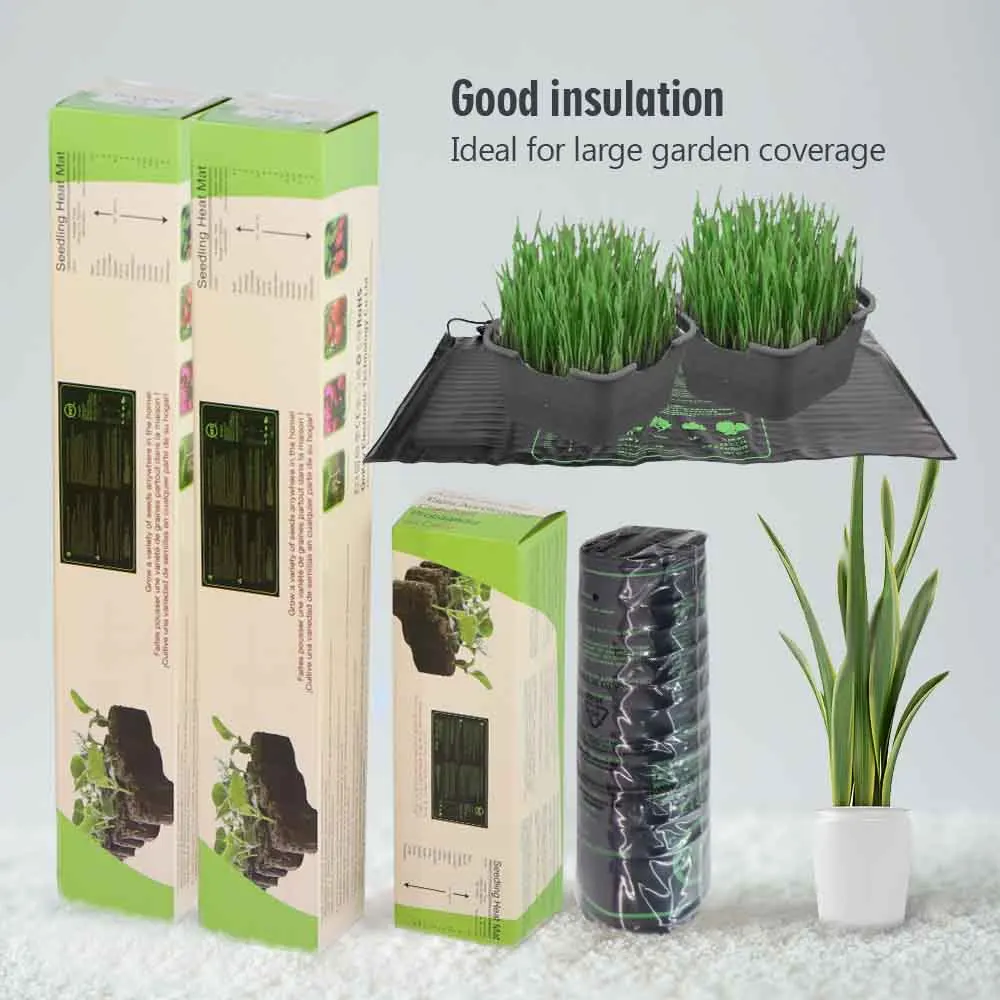 3-size PVC Seedling Thermostat Heating Pad Waterproof Reptile Heat Mat for Greenhouse Indoor Garden Aquarium Terrarium Heaters
