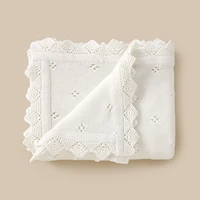 Baby Blankets Knit Newborn Girls Boys Stroller Bedding Quilts Covers 90*70cm Fashion Solid Plaid Super Soft Infant Swaddle Wrap 2