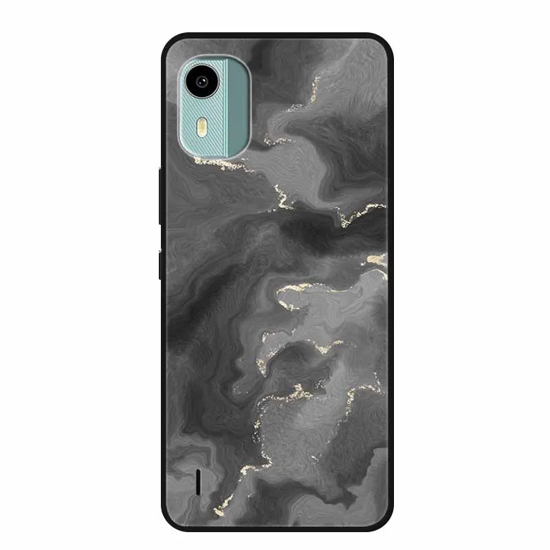 Marble Soft Silicone TPU Phone Back Cover Case - Stylish Protective Bumper