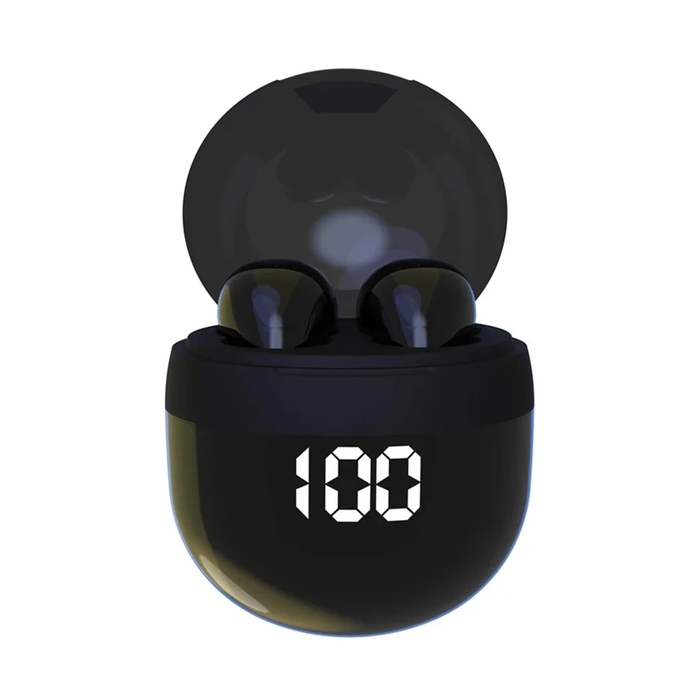 SK18 Mini Invisible Headphones Wireless Bluetooth 5.3 Headphones Bass Sleeping Headphones with Microphone Noise Cancellation HD