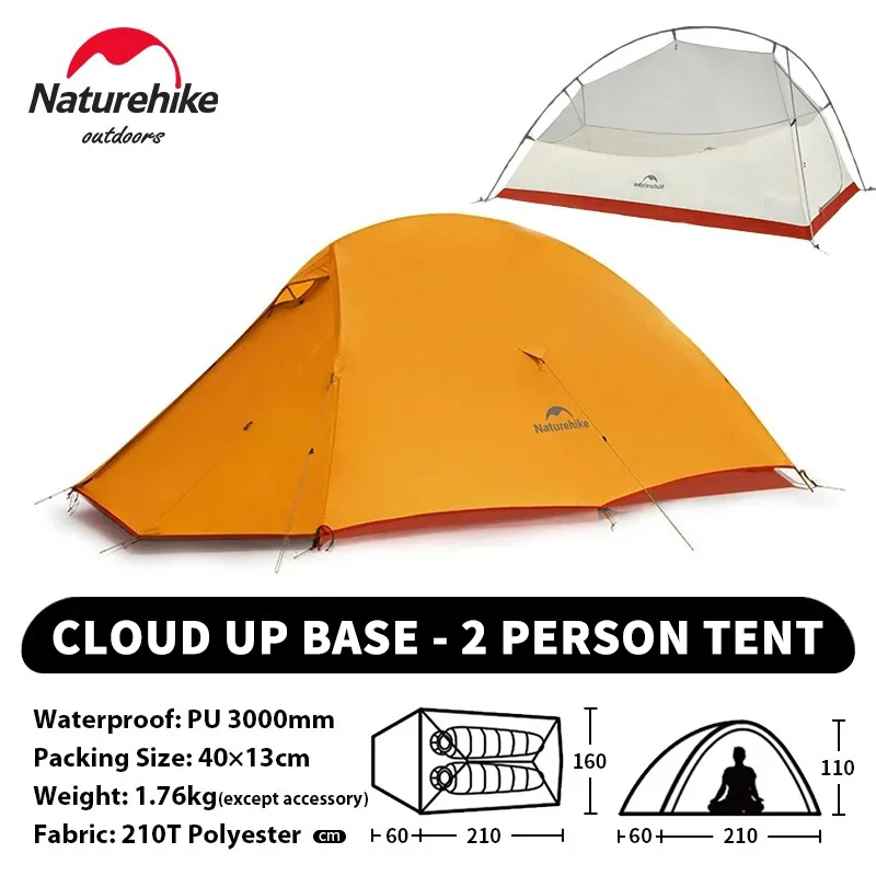 Naturehike Cloud Up 2 Person Tent Outdoor Camping Tent