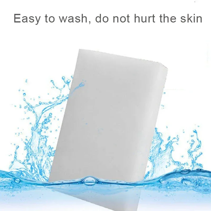 Description Picture 3 of item100/50/25 Pcs Melamine Sponge Magic Sponge Nano Cleaner Cleaning Car Dishwashing Remove Stains Home Kitchen Bathroom 100x60x15mm