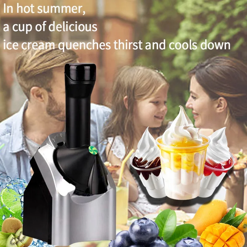 Description Picture 5 of item110V 220V 200W Sell Electronic Ice Cream Machine Household Electric Fruit Ice Cream Machine Children's Ice Cream Maker