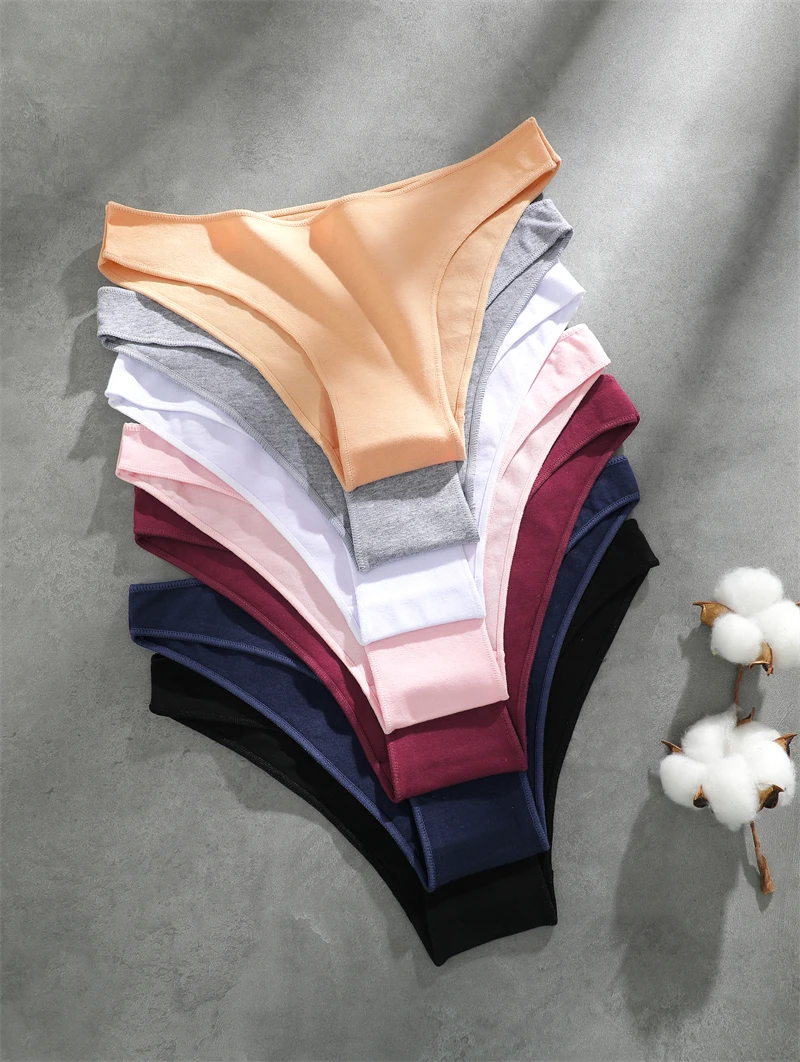 Cotton Seamless Underwear - Women's Breathable Low Waist Briefs | Soft Cotton Panties