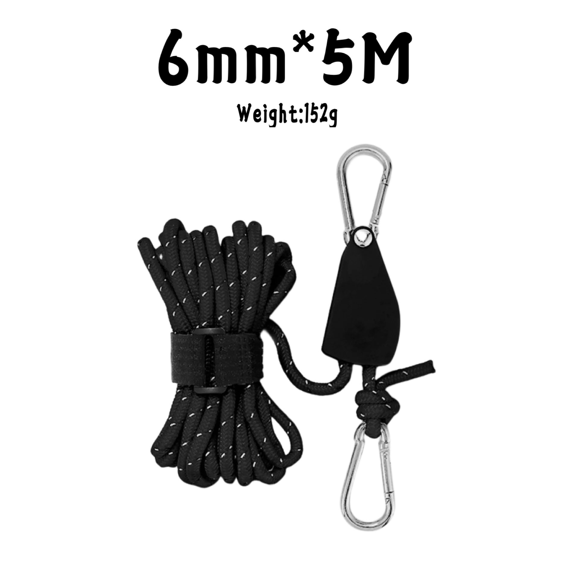 4/5M Camping Rope Tent Adjustable Rope Fastener Fixed Buckle Pulley Tensioner Ratchet Hangers Lights Camping Awning Wind outdoor tent ropes camping tent accessories camping tent fasteners tent rope tightener ratchet hanger pulley ropes
