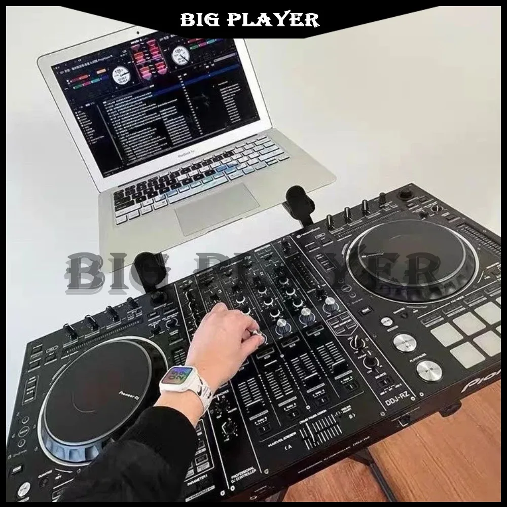 더블 데스 DJ 컨트롤러 스탠드 X자형 키보드 스탠드 악기 스탠드 DJ 스크래치 기기 브라에트 기타 브랜드