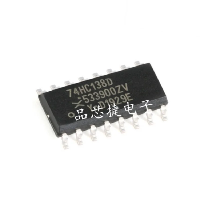 

10pcs/Lot 74HC138D,653 Marking 74HC138D SOP-16 3-to-8 Line Decoder/Demultiplexer Inverting