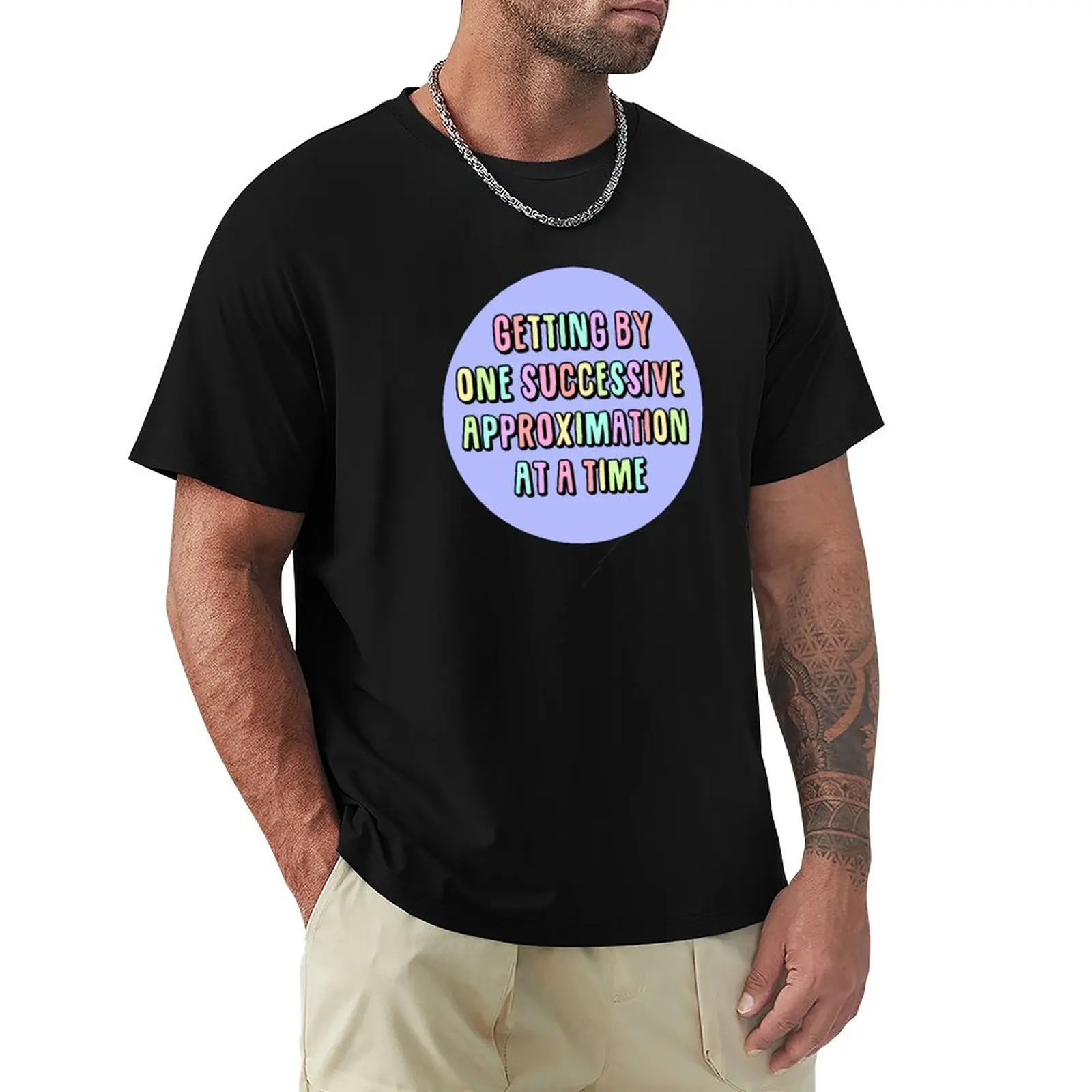 

Getting by one successive approximation after another rainbow T-Shirt boys animal print summer tops funny t shirts for men