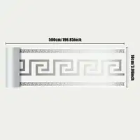 Wall roll self-adhesive skirting board anti-collision and waterproof waistline living room and bedroom decoration wall stickers 6